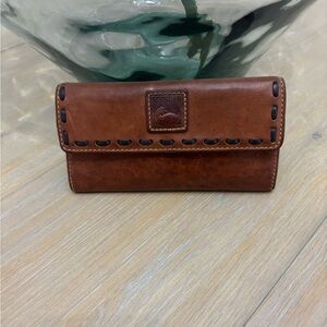 Dooney & Bourke Tan Leather Wallet